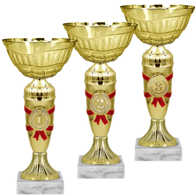 КОМПЛЕКТ КУБКОВ ВИЛЛИ 1,2,3 МЕСТО (18см) КОМПЛЕКТ КУБКОВ ВИЛЛИ 1,2,3 МЕСТО (18см)